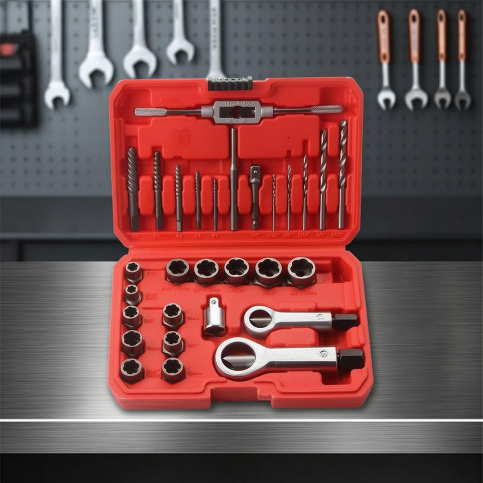 Set Estrattori Viti e Dadi Professionale Estrattore a Spirale Resistente Utensili per Artigiani, Blu