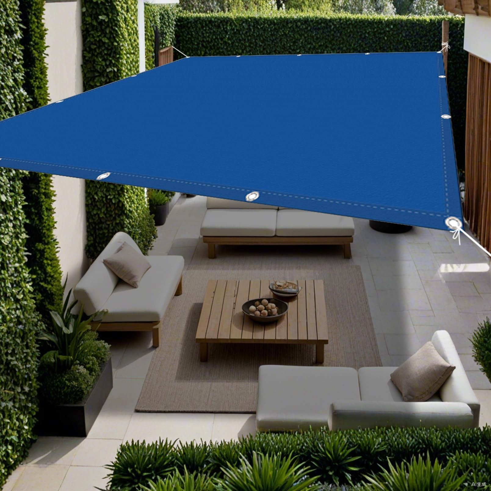 Amazon.co.jp: 雨よけ シェード 300 x 400 cm 日よけ サンシェード