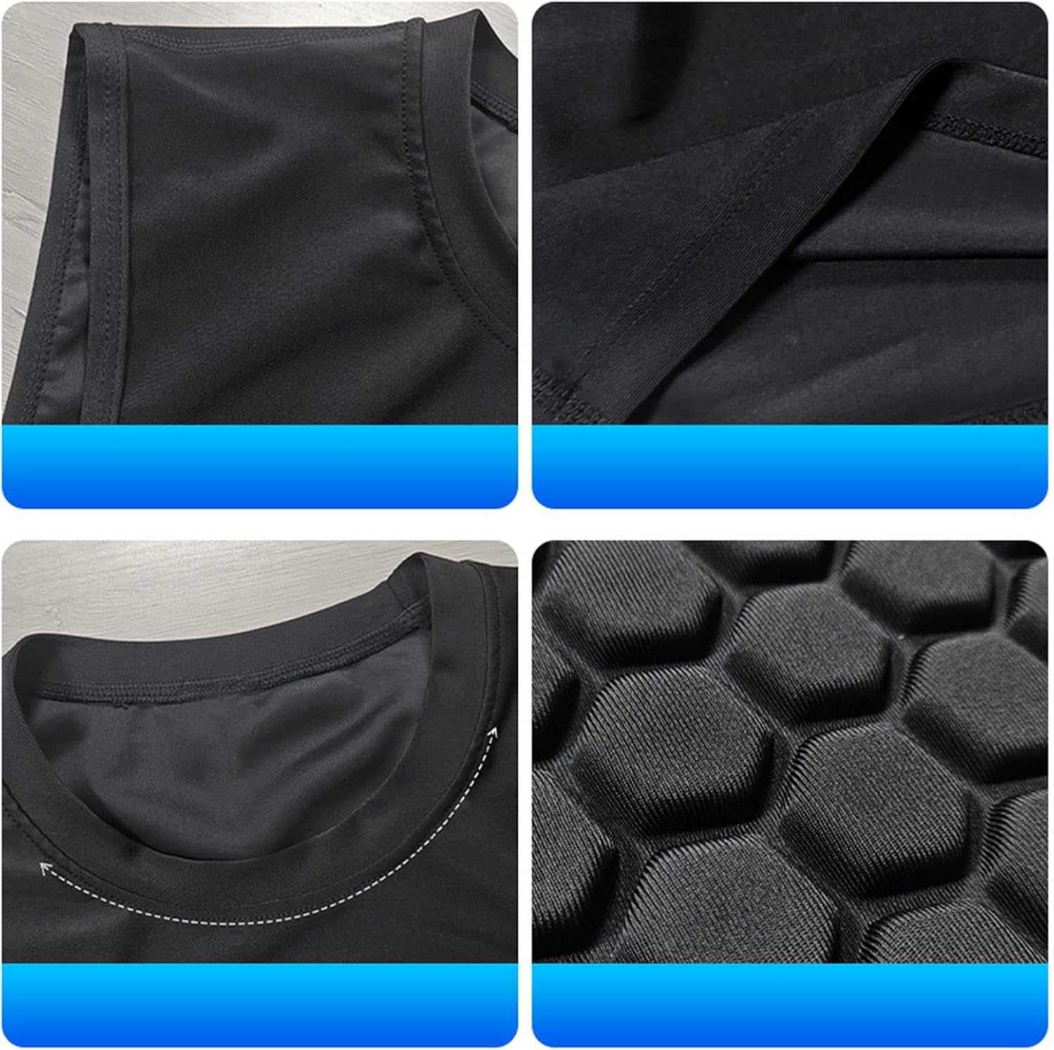 Baseball Chest Protector Youth Breathable Comfortable Honeycomb | Heart Guard Sports Protective Gear for Players Athletes Football Basketball Competition