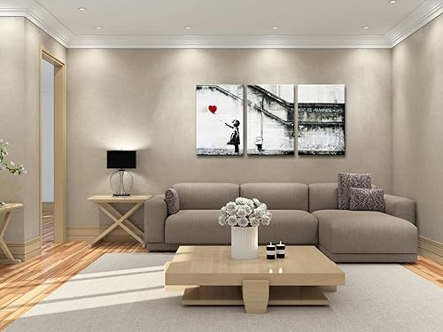 Vista 16 de Wieco Art Great Wave of Kanagawa Katsushika Hokusai 3 piezas modernas sobre lienzo estirado impresiones sobre lienzo, arte de pared para decoración