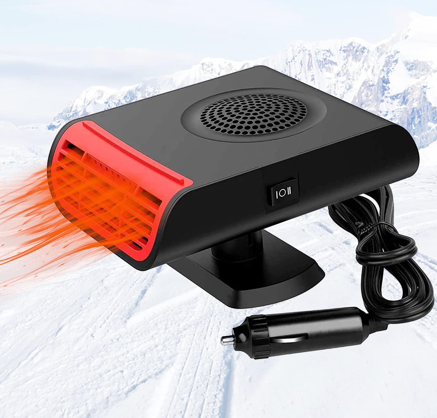 Buy PLACHIDAY Car Heater,2 in 1 Fast Heating Defrost Defogger,12V