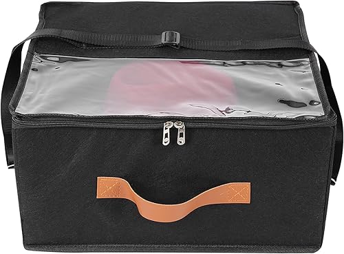 Caja de almacenamiento para sombreros, caja de viaje plegable para sombreros de fieltro para mujeres, cajas de almacenamiento para sombreros para