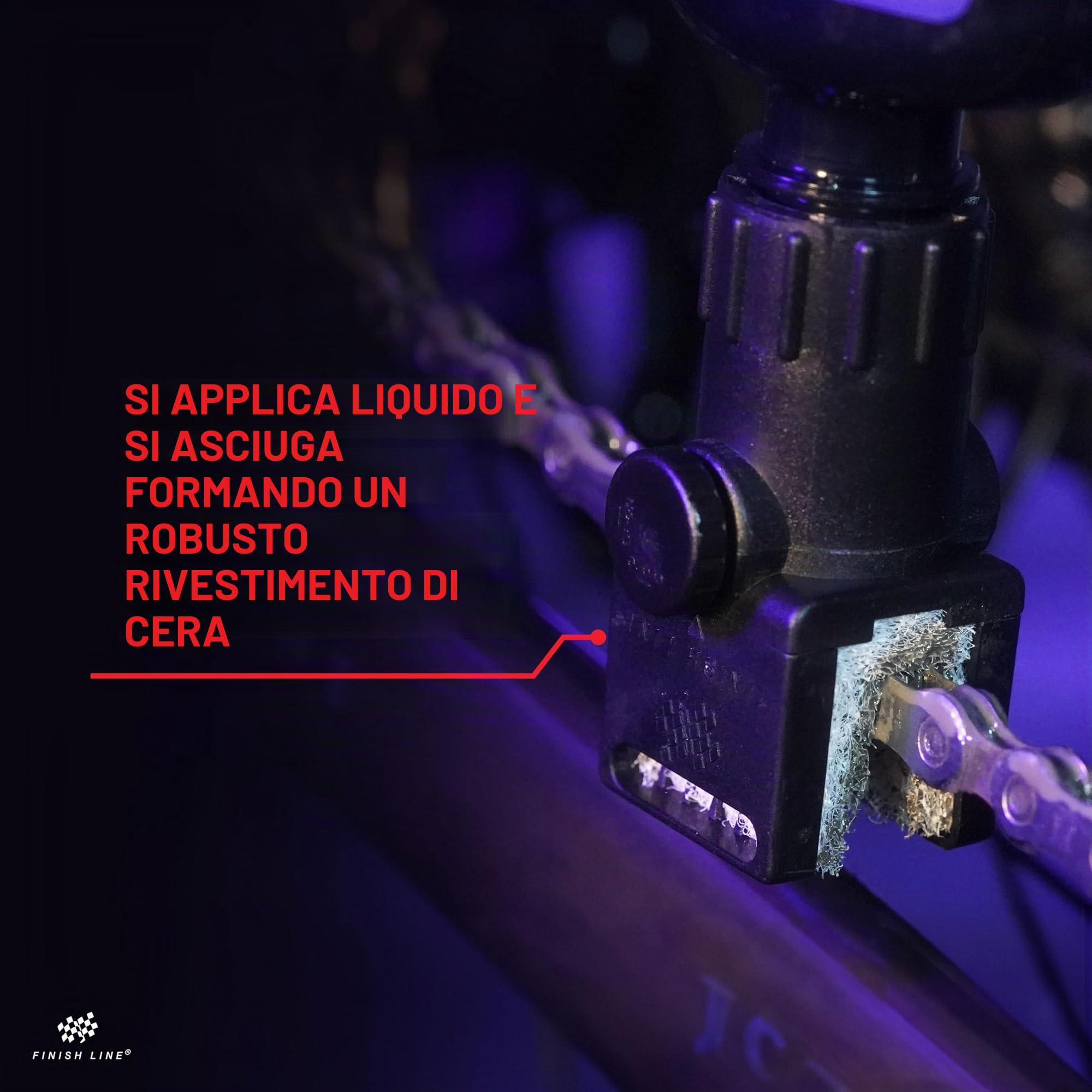 Lubrificante ceramico Finish Line Halo Wax 120ml con Smart Luber
