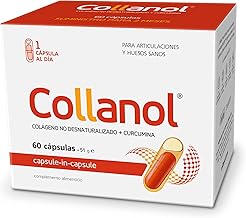 Collanol - An innovation in the care of healthy joints. Liquid formula in double capsule. 3D collagen + micellar curcumin (60 capsules)