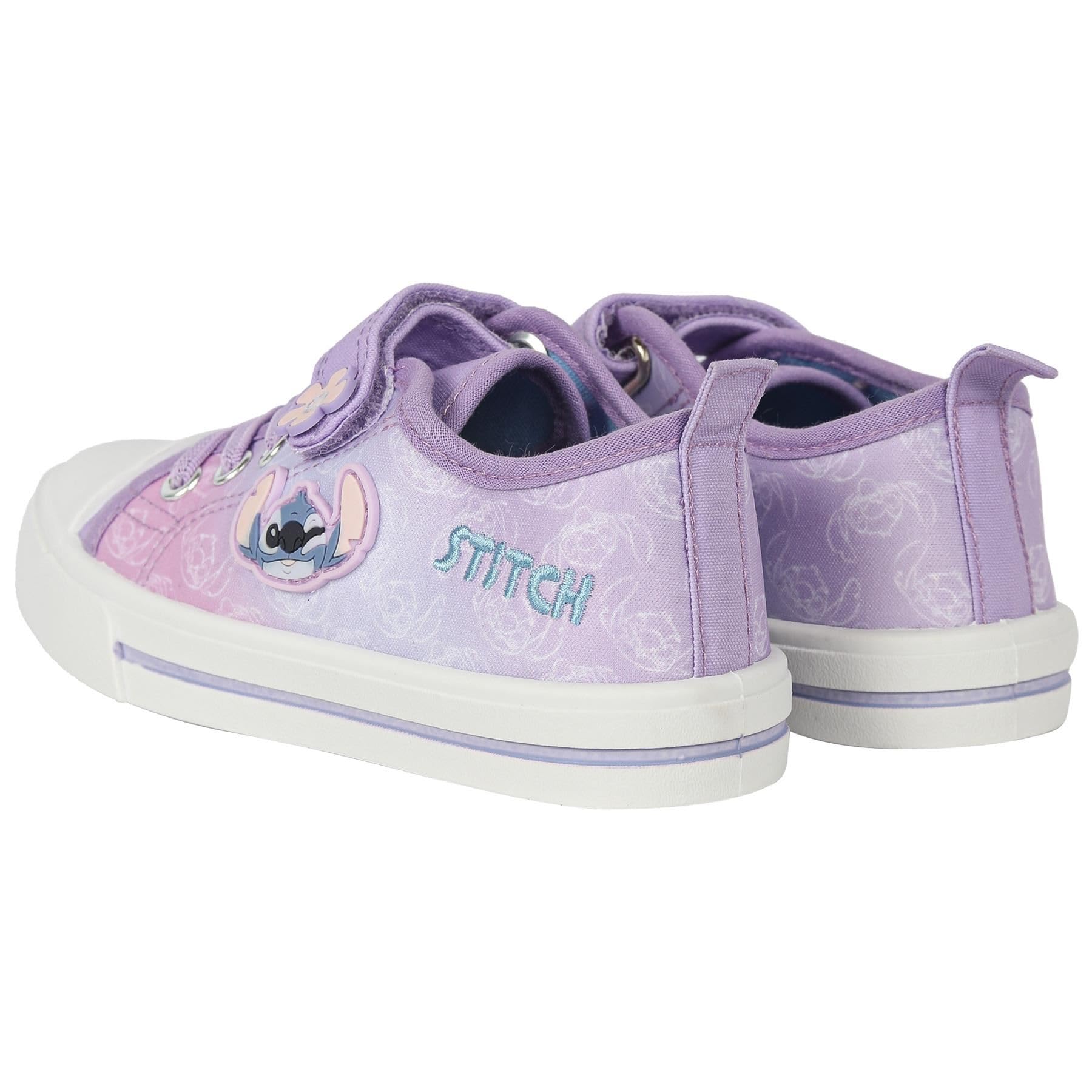 Disney A2Z 4 - Zapatillas deportivas de poliuretano con licencia oficial, con correa de cierre táctil y diseño floral exclusivo de A2Z 4 para niños, talla 8-1