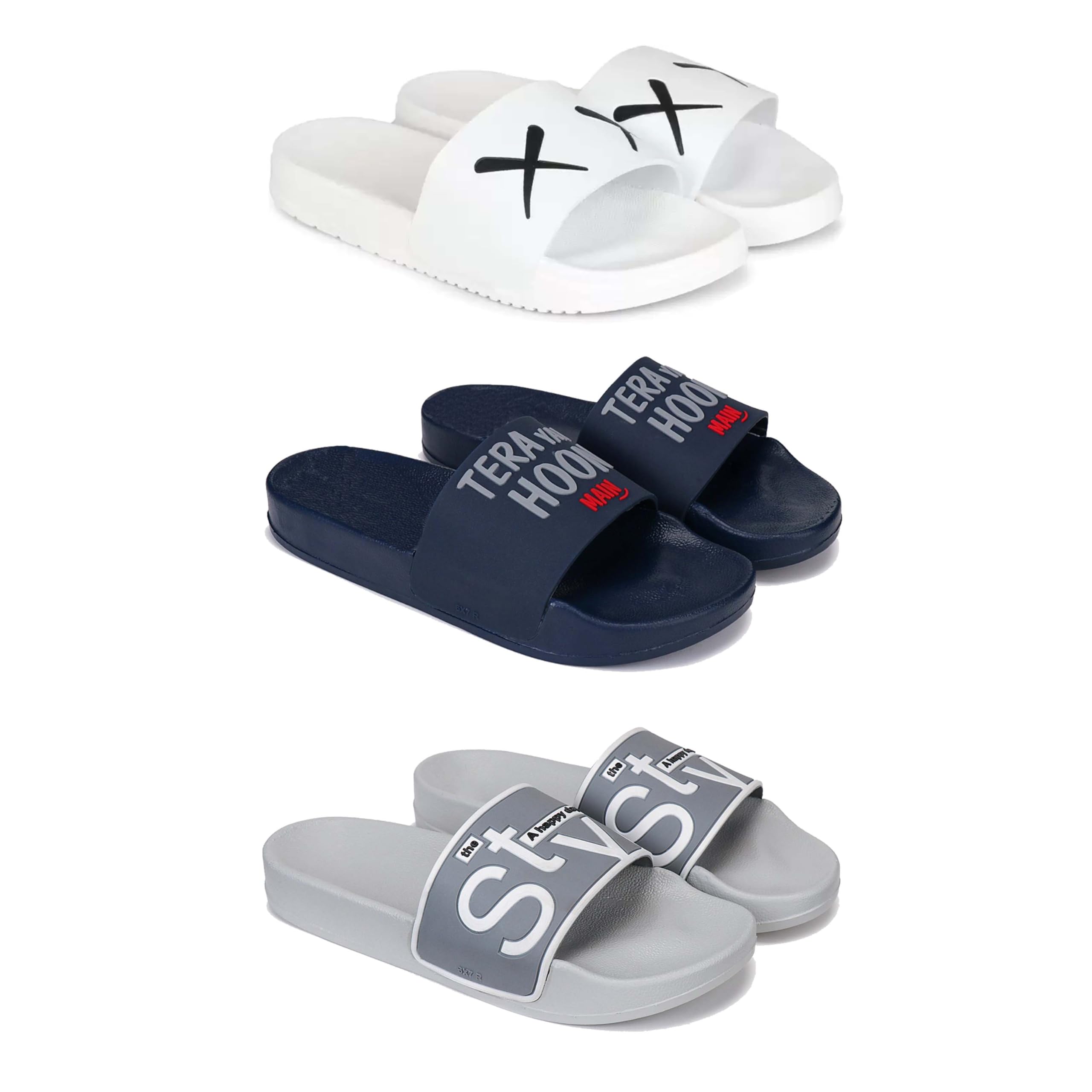 Men's Sandals | Lightweight Wear| Stylish & Easy to Wear For Men's GRP-San-(3-COMBO)-3029-1588-1589