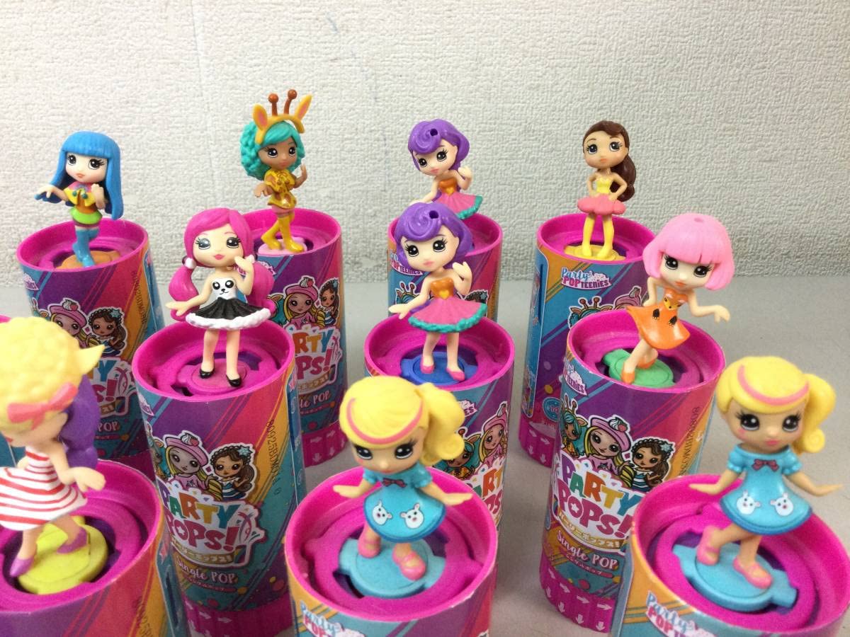 パーリーポップス！シングルポップ　18個【未開封】ディスプレイケースつき Amazon | PARTY POPS！パーリーポップス クラッカー型トイ ドール