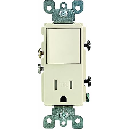LIDER Matte Finish Lighted Combination Decorator Switch And Tamper