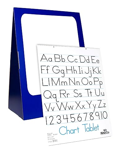 Flipside Products - Juego de rotafolios con espiral de 24 x 33 x 14 pulgadas con una pizarra de borrado en seco de 18 x 24 pulgadas y tableta de