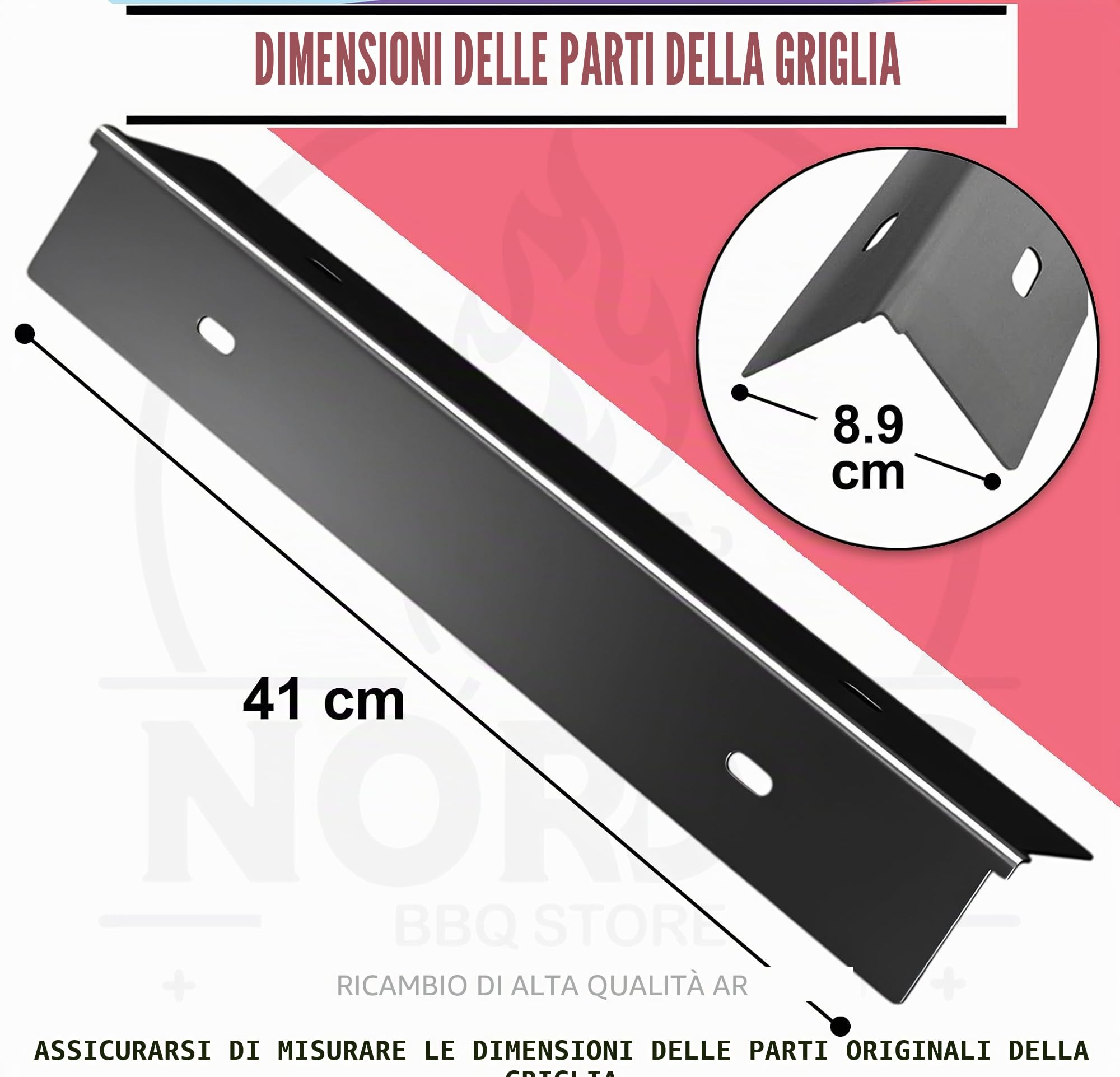 Piastre di cottura per griglie NAPOLEON Freestyle 365 F365DSBPGT-ECP, F365DPGT & Legend 365 (LD365PK), acciaio smaltato in porcellana, confezione da 3