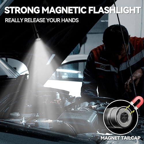 Miniatura 32 de Linternas recargables 900000 lúmenes de alto brillo linterna LED linterna táctica de alta potencia linternas zoomable 3 modos IPX6 impermeable luz