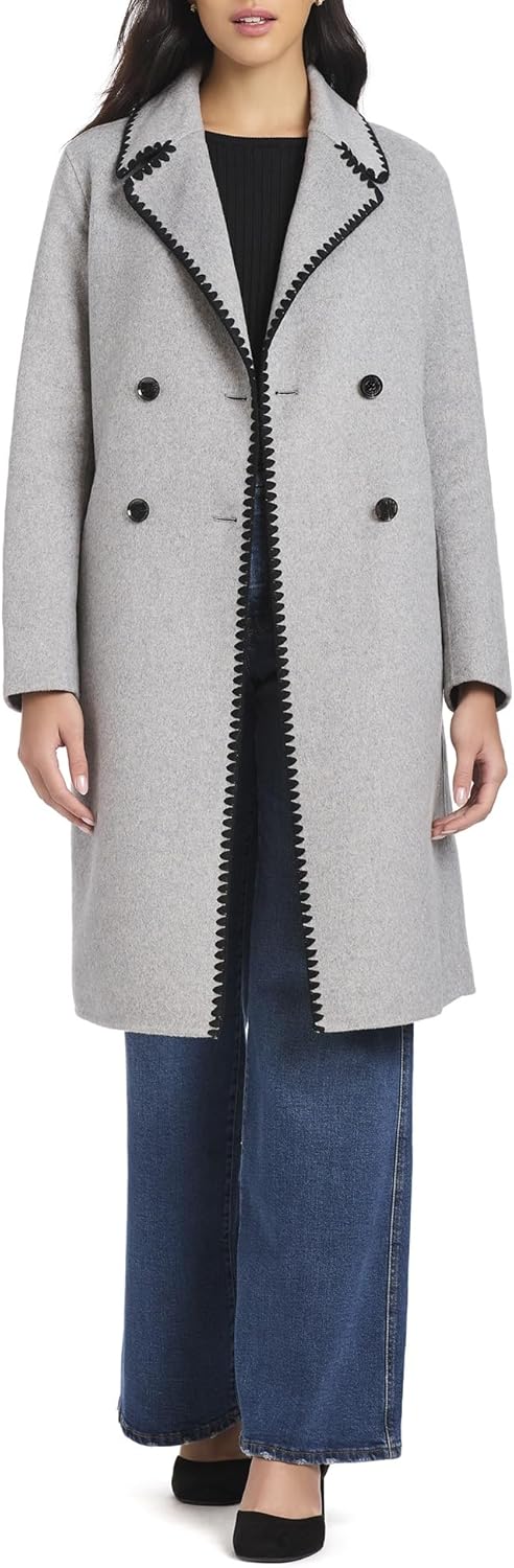 kate spade new york womens Double-breasted Wool Top Coat - Image 7