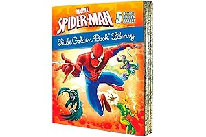 Spider-Man Little Golden Book Library (Marvel): Join Spidey on 5 thrilling adventures!