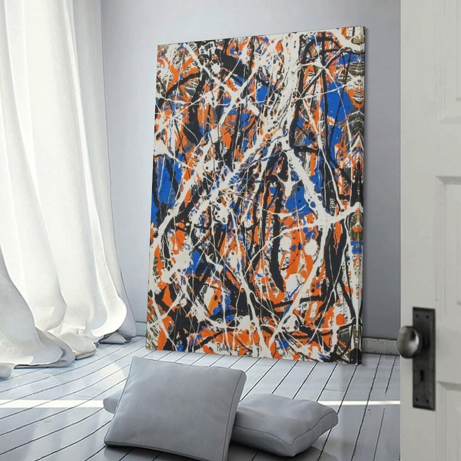 Amazon.co.jp: Jackson Pollockジャクソン・ポロック画家の作品《抽象