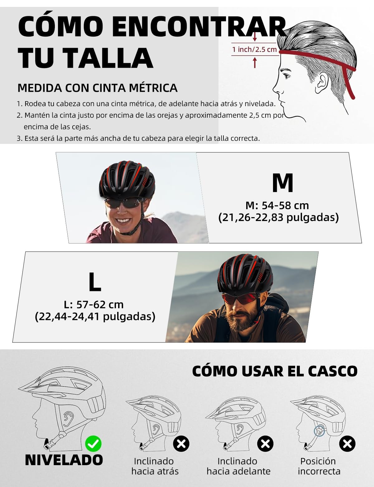 Shinmax Casco Bicicleta Adulto Casco Bici con USB Luz Pegatina Luminosa Certificado CE Casco Bicicleta Mujer Hombre con Visera Magnética Casco MTB Casco Bici para Montaña Ciclismo Carretera 57-62 cm