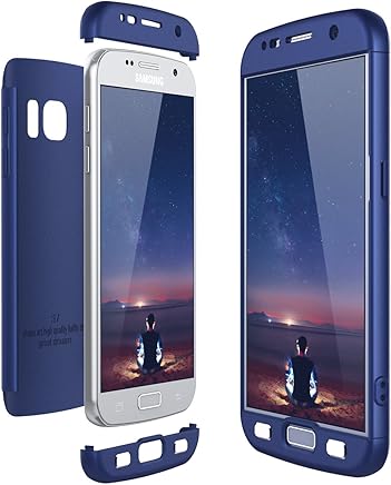 CE-Link Funda Samsung Galaxy S7, Carcasa Fundas para Samsung Galaxy S7, 3 en 1 Desmontable Ultra-Delgado Anti-Ara?azos Case Protectora - Azul CE-Link Funda Samsung Galaxy S7, Carcasa Fundas para Samsung Galaxy S7, 3 en 1 Desmontable Ultra-Delgado Anti-Ara?azos Case Protectora - Azul