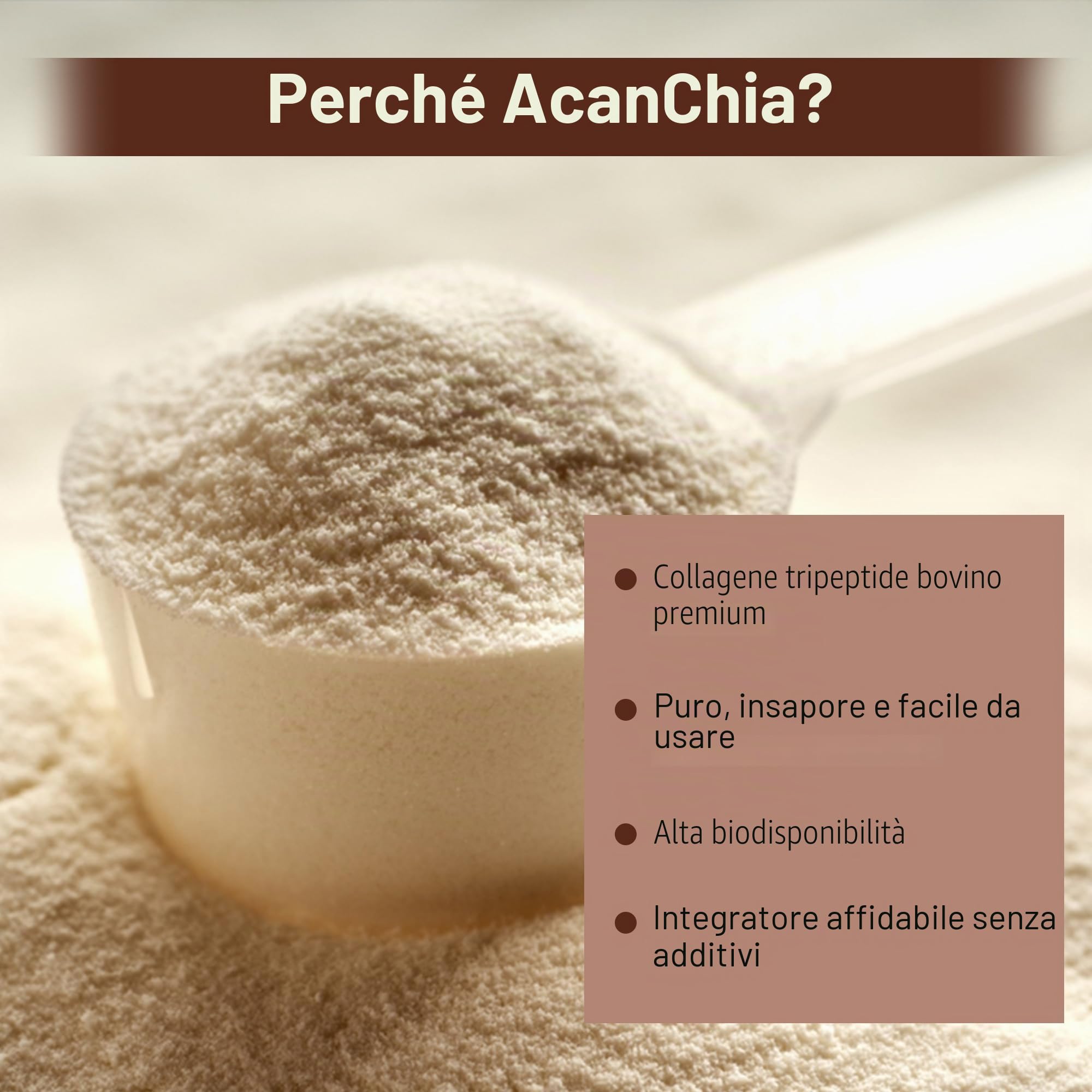 Idrolizzato di collagene, tripeptide, 300 g, buona solubilità, insapore, senza additivi, dalla manzo, elevata biodisponibilità, solo 2,5 g al giorno (1 cucchiaino)