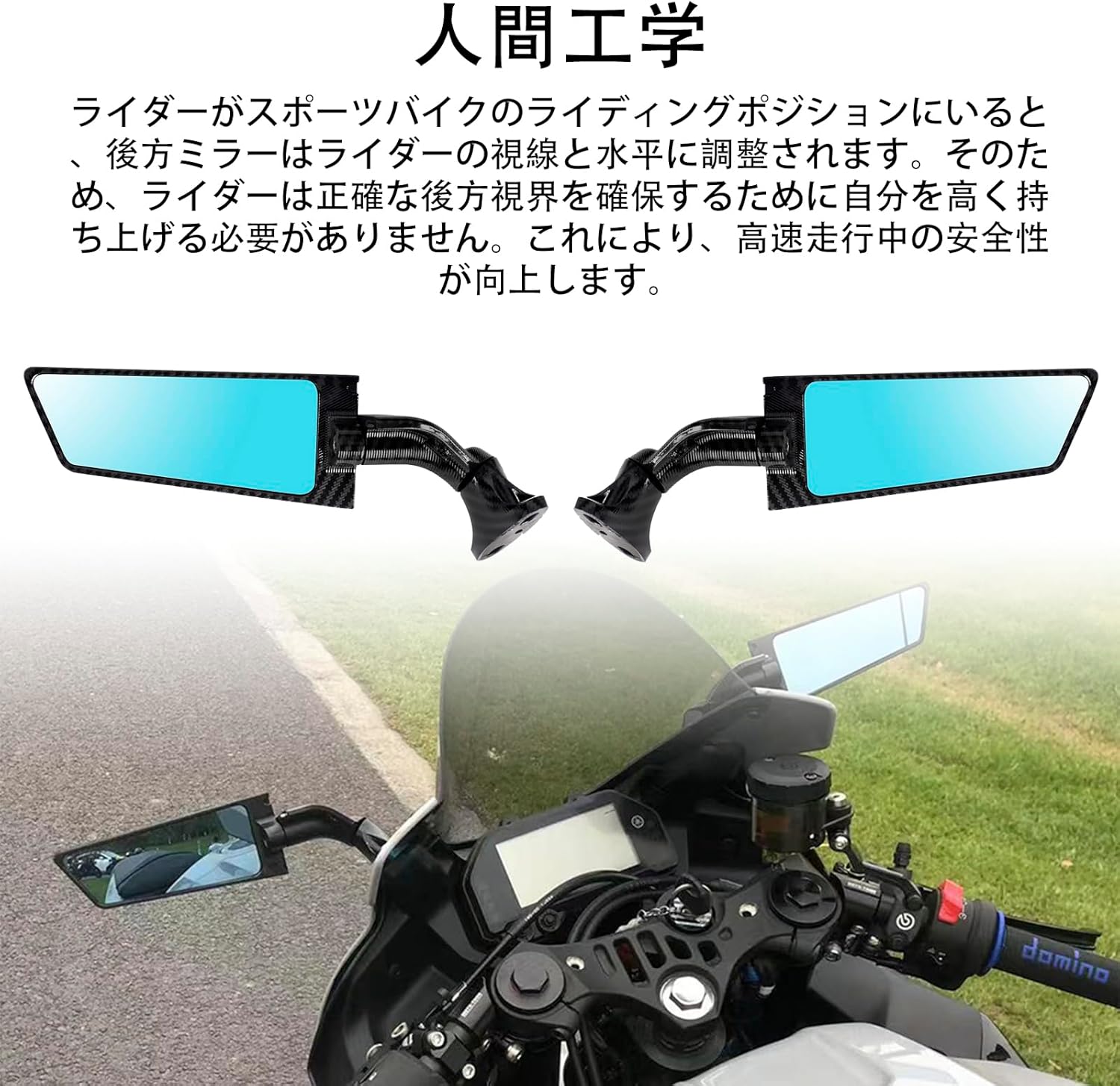 Motorcycle Rear View Mirror Fixed Wing Rearview Senegal | Ubuy