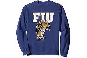 Florida International University FIU Panthers Distressed Primary Sweatshirt: Embody School Spirit with Vintage Vibes