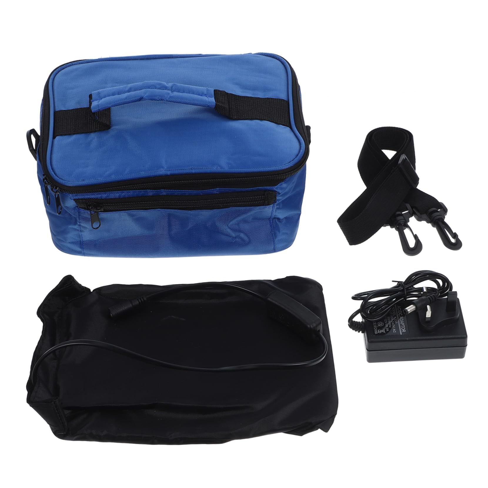 Bolsa Térmica para Comida 12v Calentador para Coche, Hecha de Tela Oxford y Abs, Mantiene Temperatura Constante Adecuado para Oficina y Pesca Nocturna