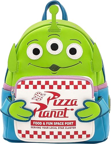 Miniatura 2 de Loungefly Disney Pixar Toy Story Pizza Plant Alien Mini mochila Multi