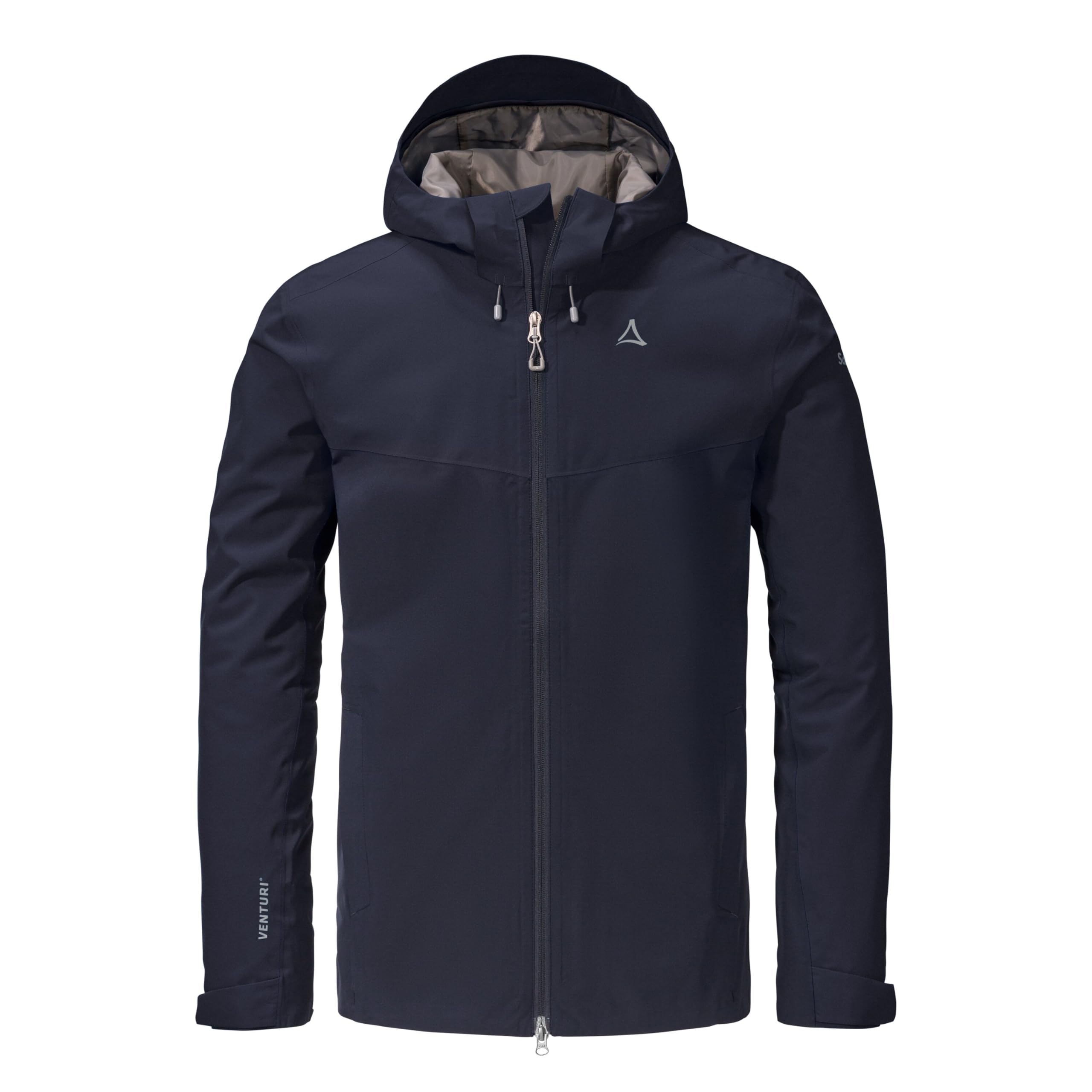 Schöffel Herren 2L Jacket Ankelspitz M, bequeme Outdoor Jacke, wasserdicht & atmungsaktiv, Regenjacke aus elastischem Venturi Material, praktische Innentasche