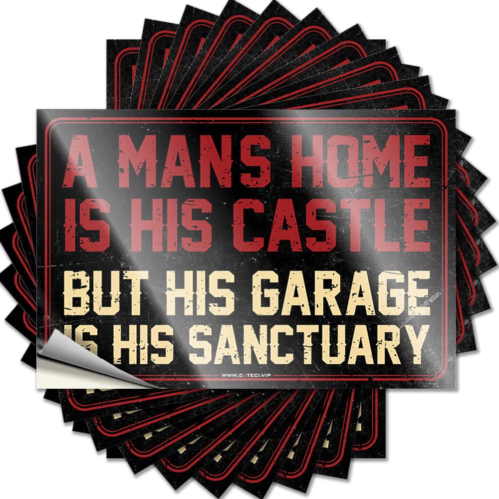 Pegatina Graciosa Taller Garaje Caja Herramientas 125x91mm Pegatina Divertida  Para Caja De Herramientas, Garaje O Taller - Diseño Gracioso, Tamaño  125x91mm Calcomanía Nevera Cerveza, image size:1000x1000