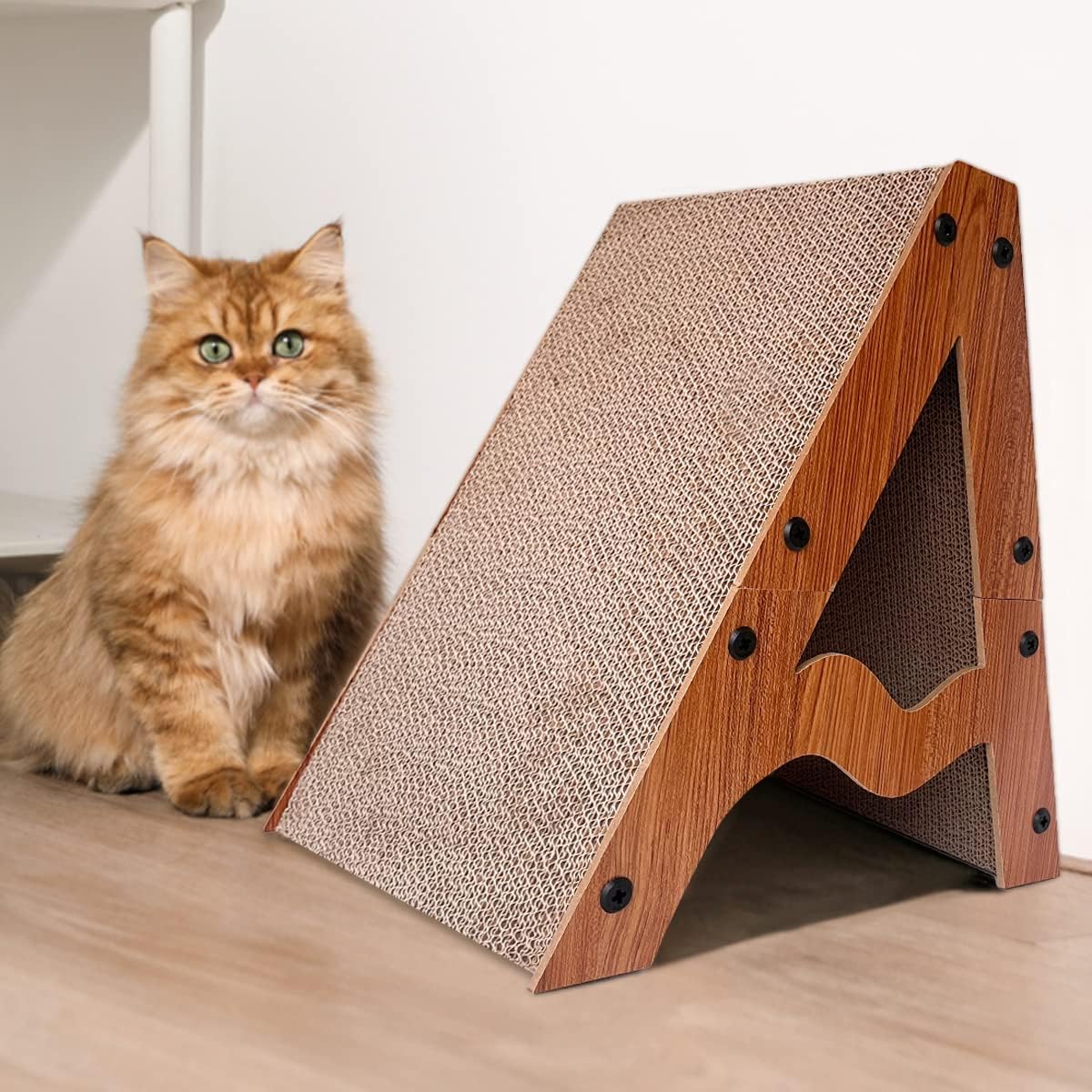 YULOYI Cat Scratcher, Cat Scratching Pad Cardboard