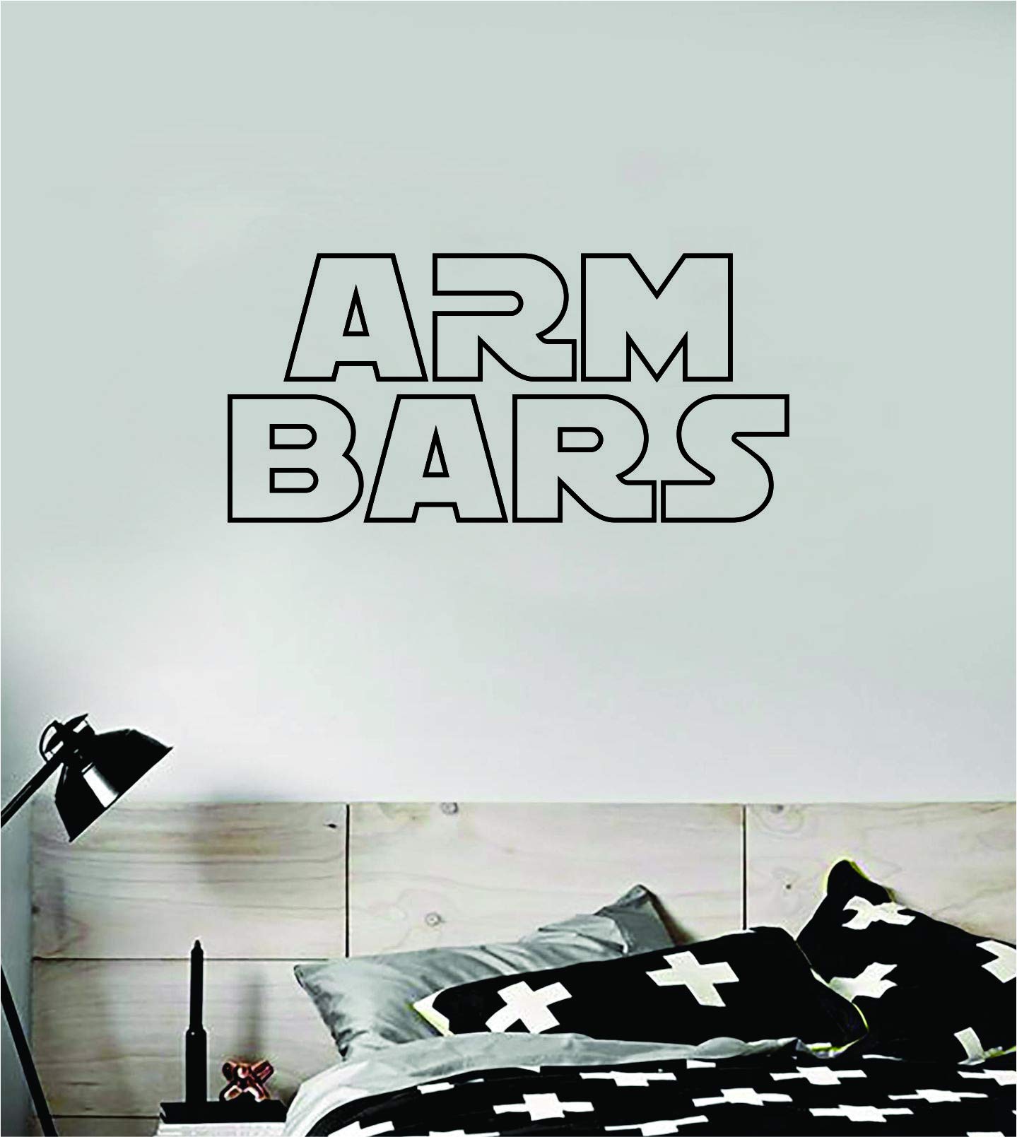 Arm Bars Jiu Jitsu Wall Decal Sticker Vinyl Art Bedroom Room Decor Teen Quote Inspirational Boy Girl Sports MMA Fight Muay Thai Box Judo Gym Train Grapple Roll Funny Choke Brazillian