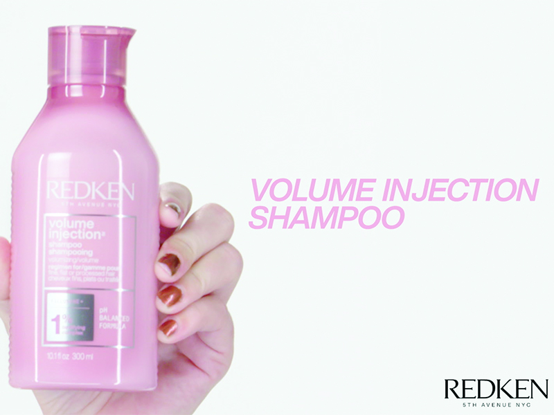 Redken Volume Injection Conditioner For Fine Hair - Adds Lift & Body, Volumizing & Detangling Without Weighing Down, Paraben Free
