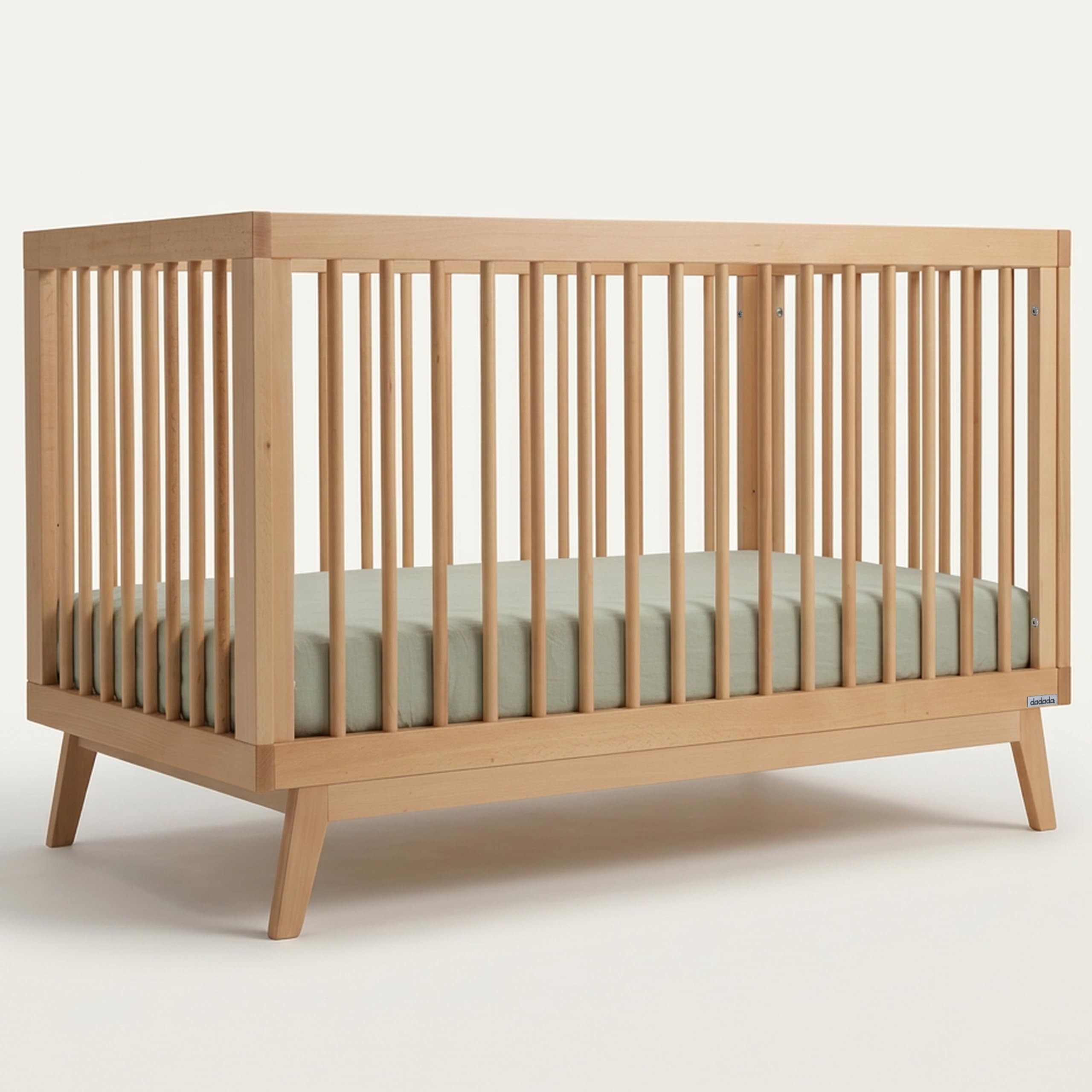 dadada Baby Soho 3-in-1 Convertible Wooden Crib