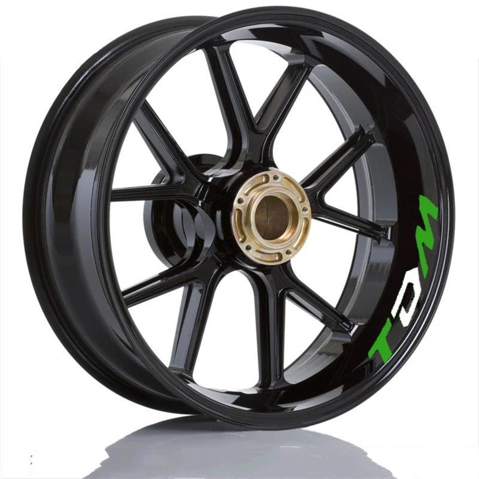 Motorcycle Accessories Reflective Rim Edge Stripes Wheel Stickers for Yamaha TDM 900 Decorative(Color5)