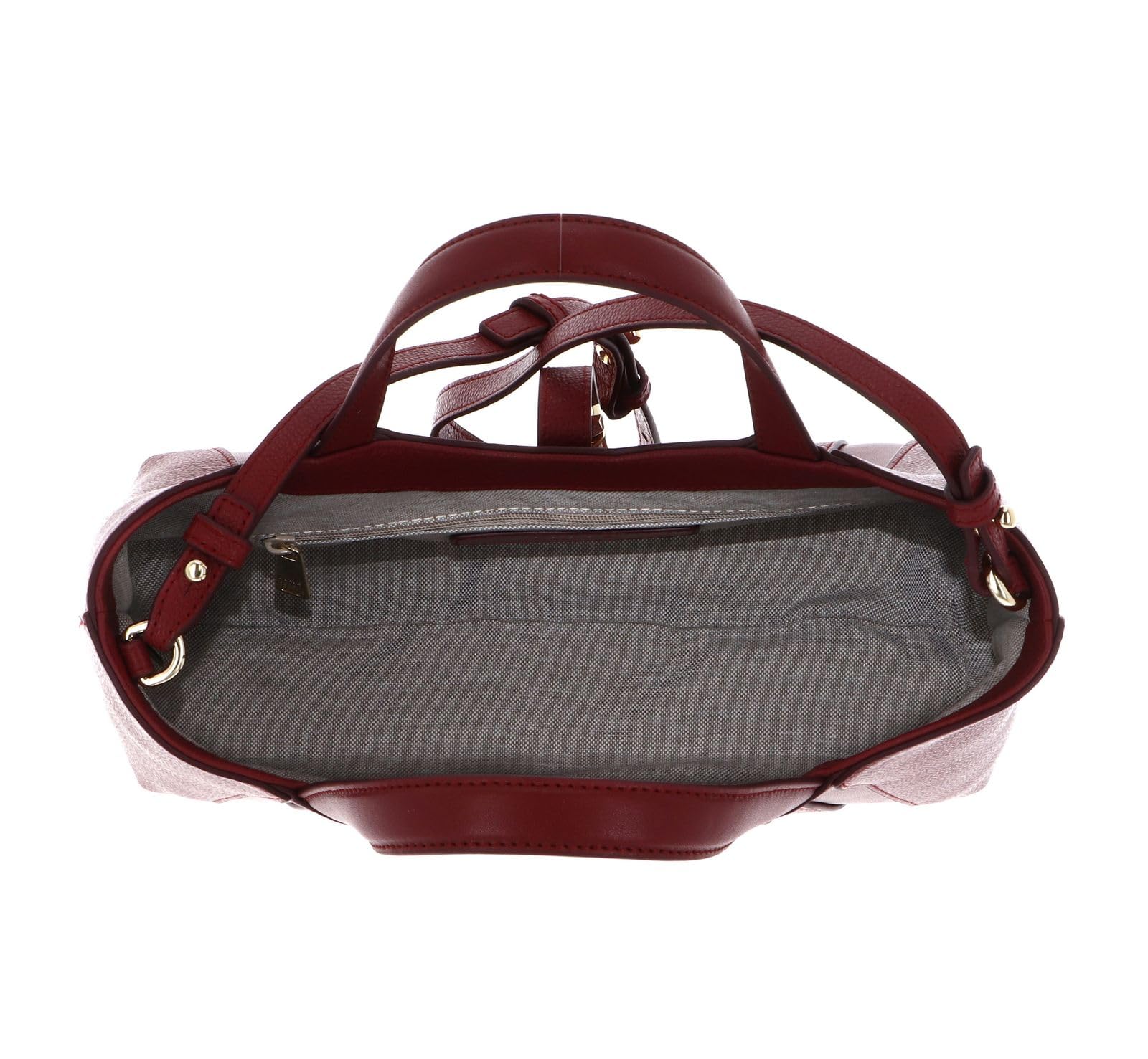 Furla Cuero bolso shopper Goccia Tote Bag CILIEGIA d rojo oscuro