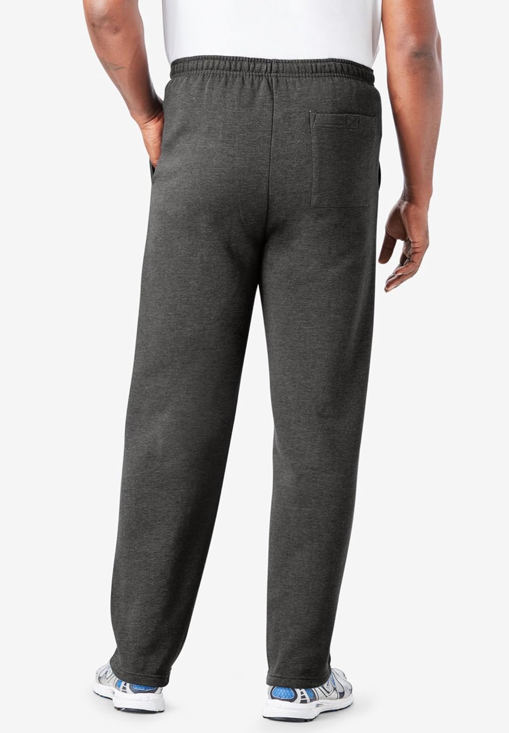 KingSize Men's Big & Tall Fleece Zip Fly Sweatpants
