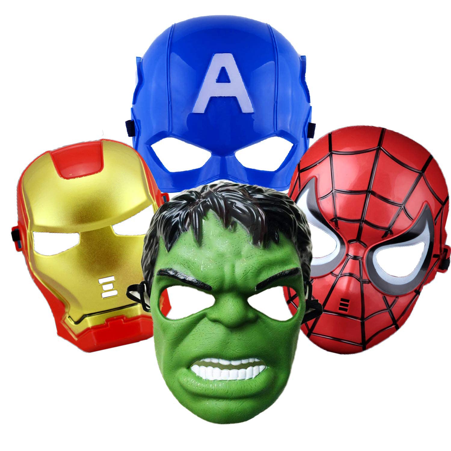 Funcart Superhero face mask for Kids, superhero Costumes Childrens Birthday Parties, avenger Toys Gifts for Halloween Cosplay Parties (Superhero 4-piece) (B0BVFPTPGN) Amazon Price History, Amazon Price Tracker
