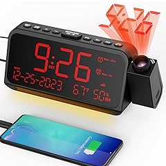 Projection Alarm Clock for Bedroom Ceiling, Digital Clock Projector with Weekday/Weekend Mode item