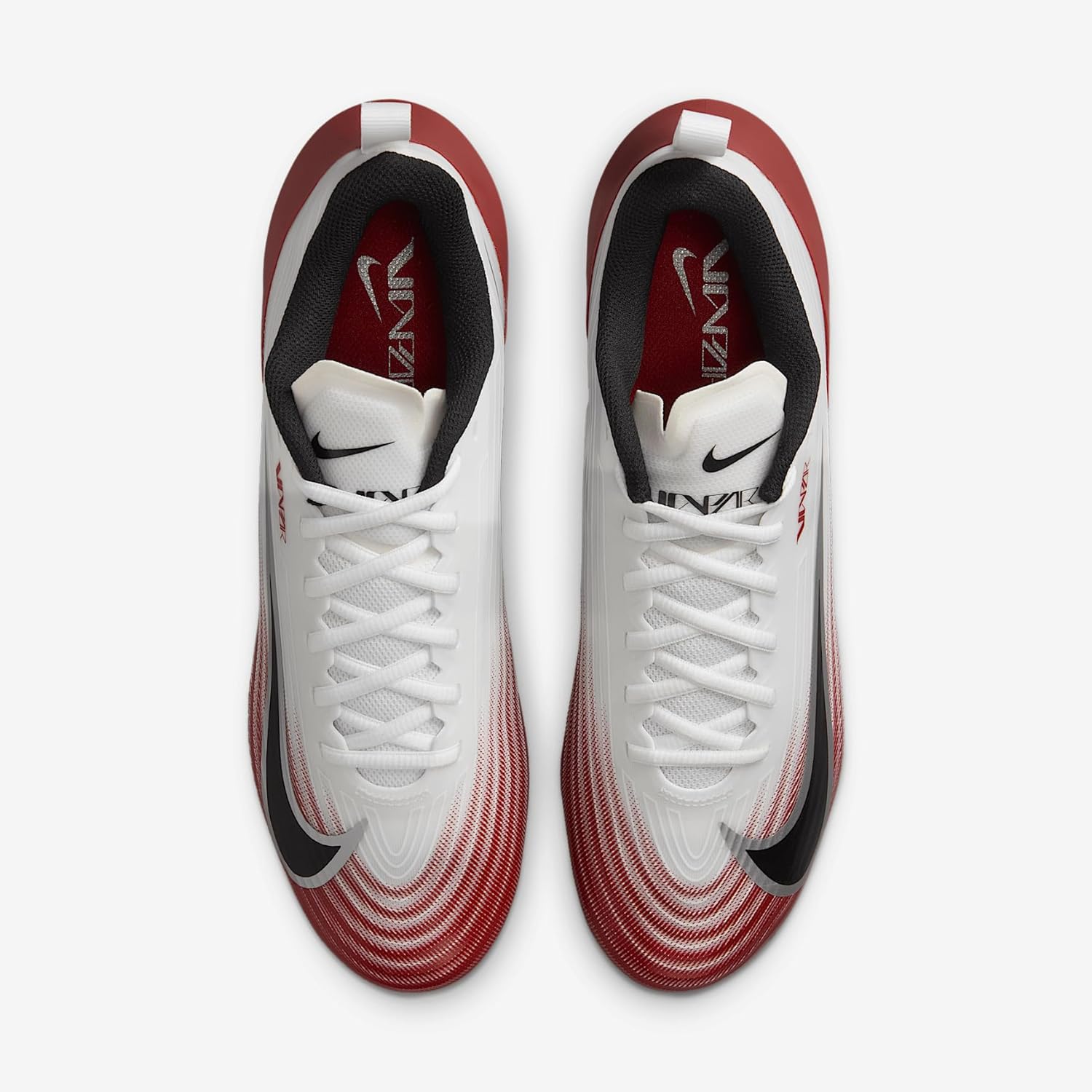 Nike Vapor Speed 3 フットボール用クリート(HM8849-102、ホワイト/チームクリムゾン/メタリックシルバー/