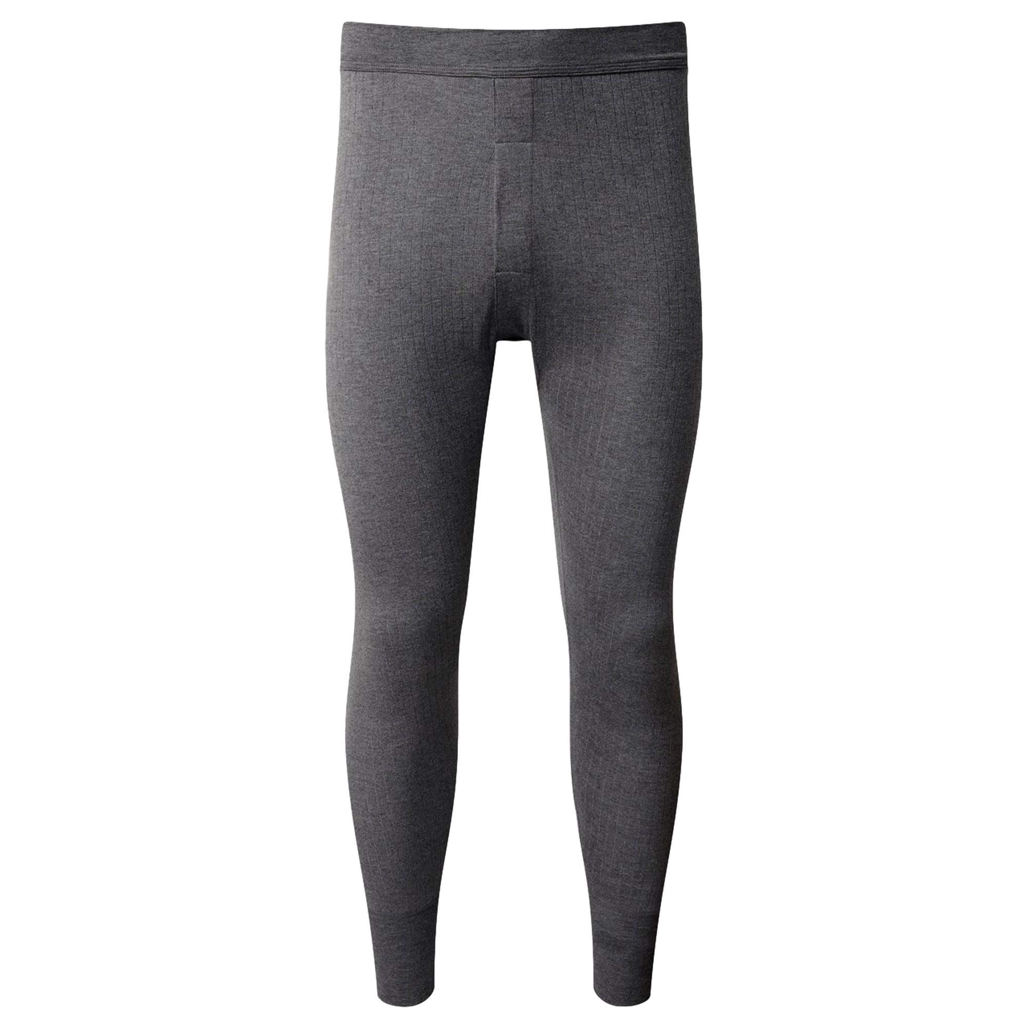 Vedoneire Men's Thermal Long Johns - Charcoal XX Large