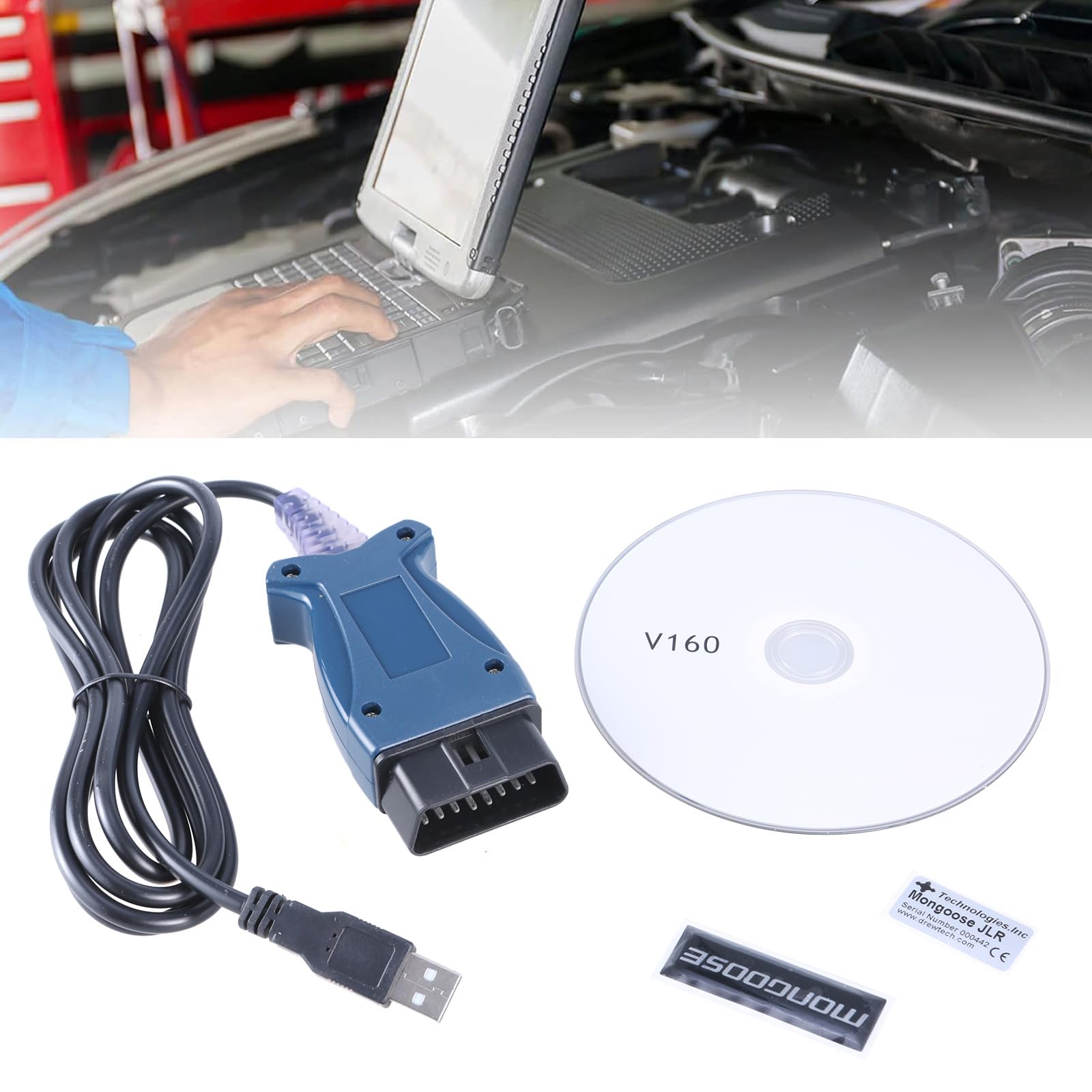JLR SDD V160 Câble de diagnostic automobile Interface OBD2 Outil de scan automobile Scanner OBDII Scanner de voiture OBD2 Lecteur de code