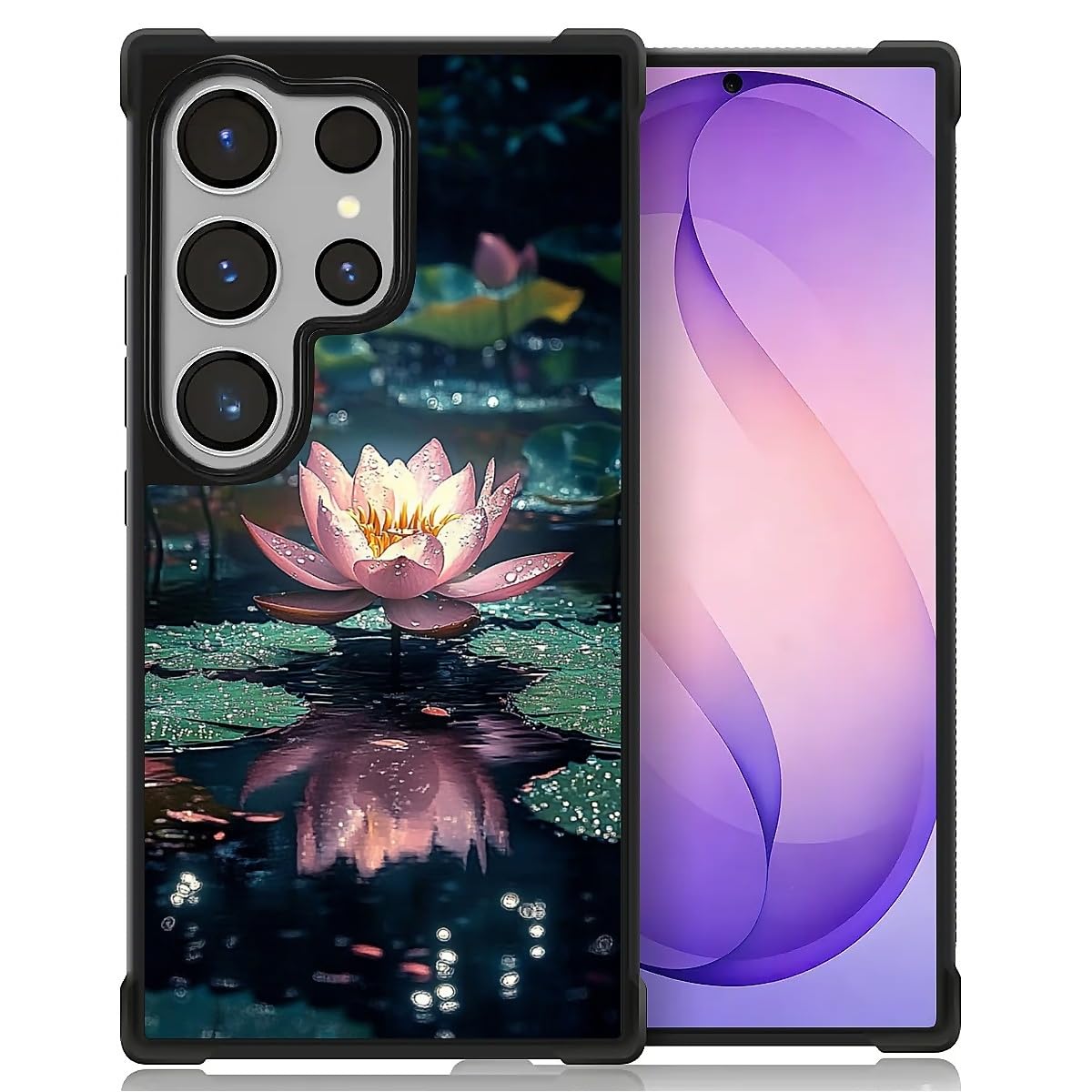 Coque Samsung S26 Ultra fleur lotus rigide protection - 8