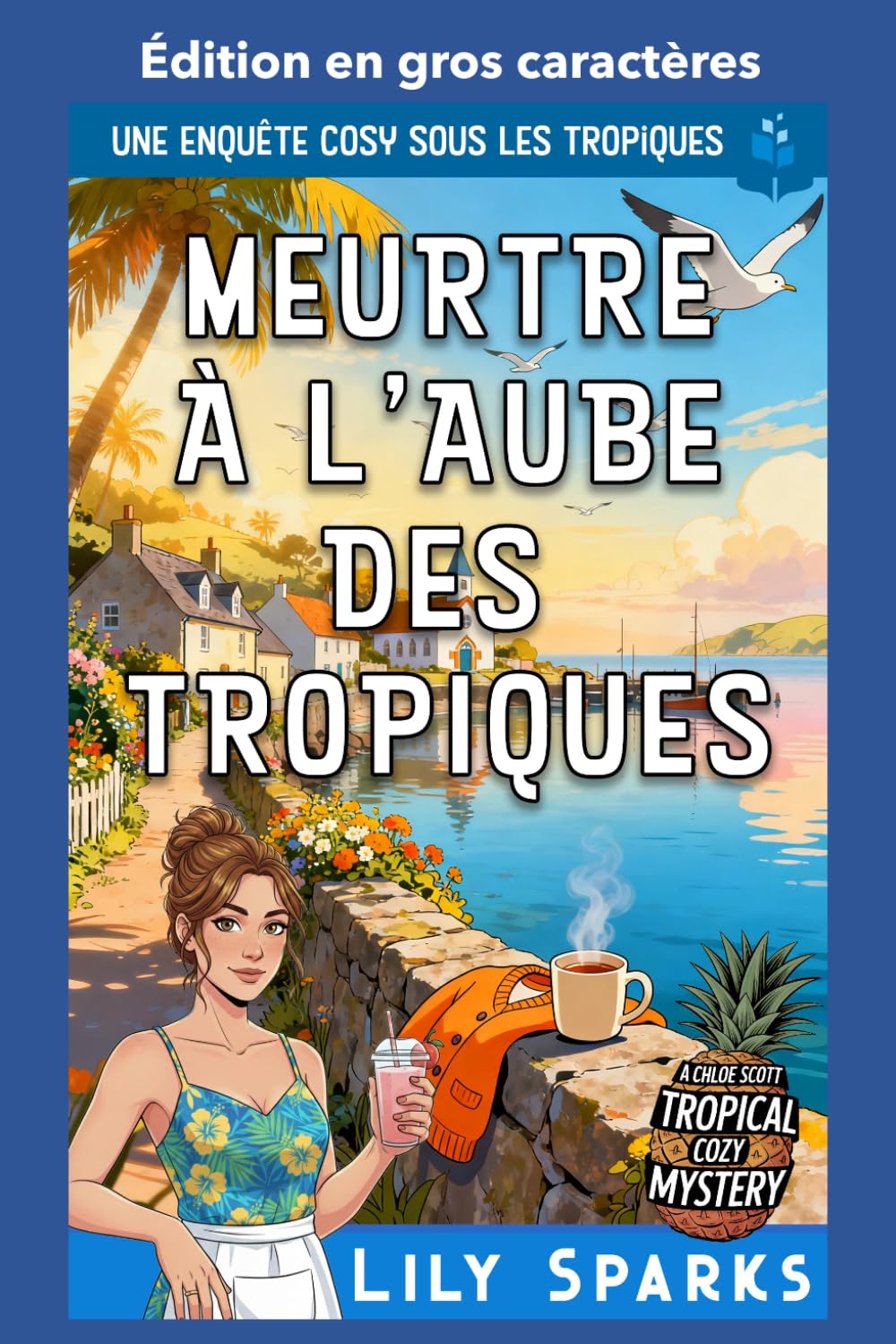 Meurtre à l’aube des tropiques: Édition en gros caractères (Chloé Scott Mystère sous les Tropiques Édition en gros caractères)