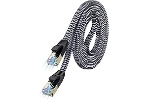 MORELECS Cat 7 Ethernet Cable 30 ft, High Speed Cat 7 Internet...