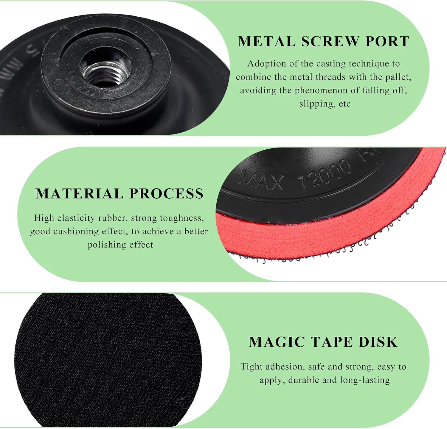 Glass Polishing Kit, Car Windscreen Scratch Removal Tool Repair Set with Cerium Oxide Powder, Felt Buffing Pad Wool Polishing Kit for Glass Window Windshield, Car Accessories