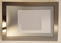 Vista 1 de Marco de permiso de ascensor 8.5X11 (bloqueable, acero inoxidable, uso comercial resistente)