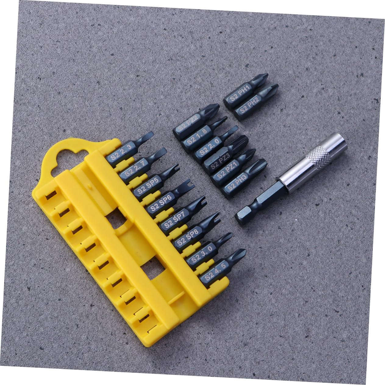 UKCOCO 3 Pezzi 17 1 Set Di Punte Per Cacciavite Con Supporto Di Estensione Magnetico 17 in 1 Tipo Triangolare Per Cacciaviti Elettrici