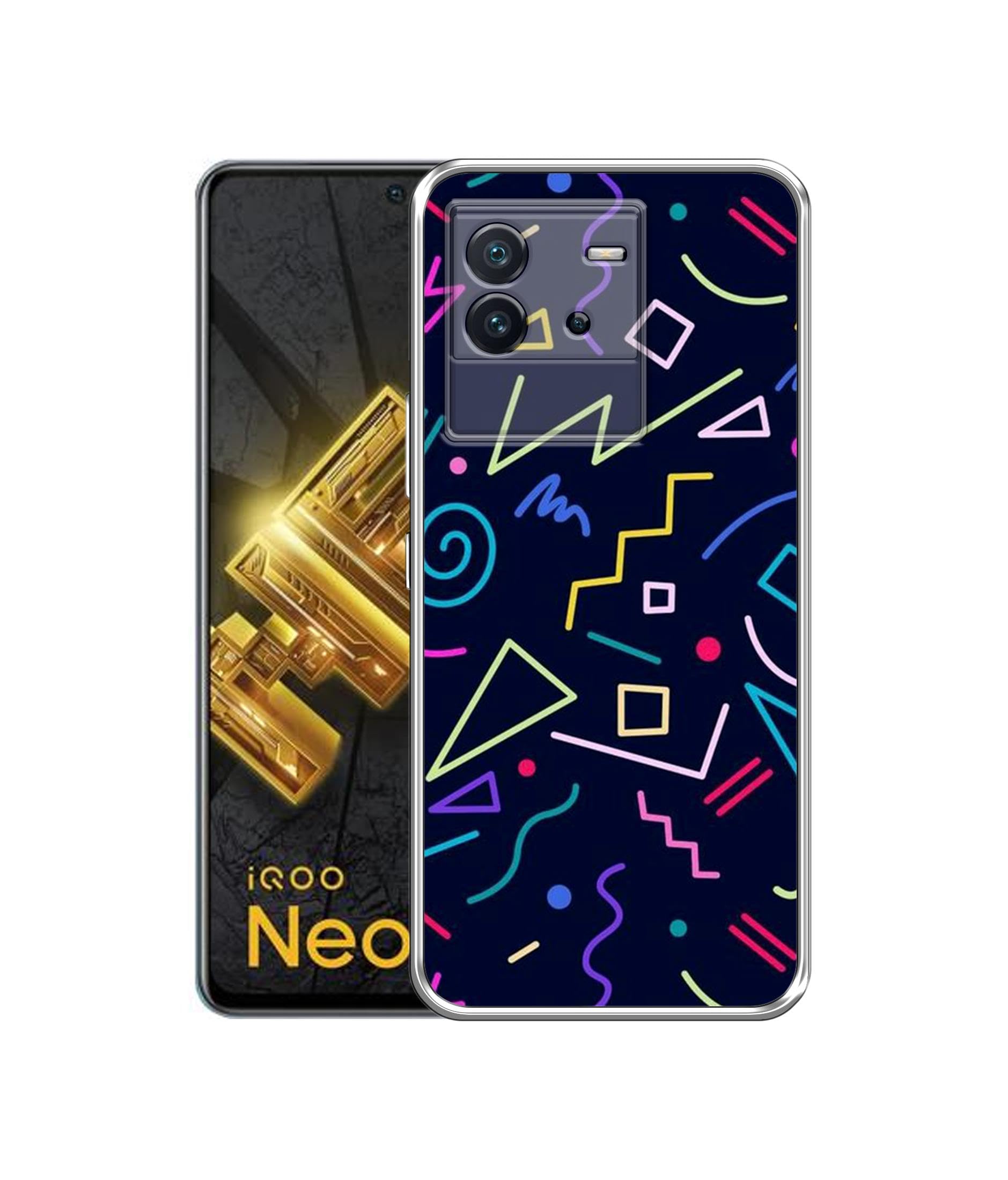 Casotec Basic Case for iQOO Neo 6 5G (Silicone_Multicolor) (B0C1VXTW4J) Amazon Price History, Amazon Price Tracker