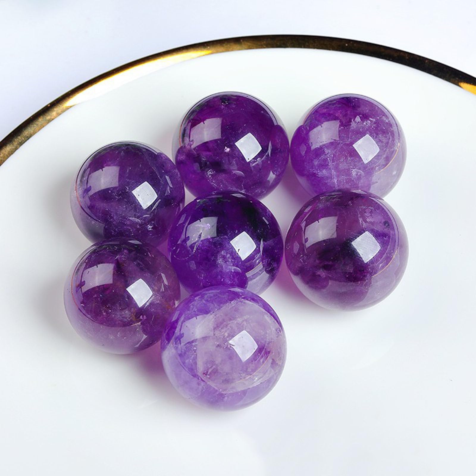 Sfera di Cristallo, for la Sfera curativa con Supporto Fengshui Balls Divinazione Ornamenti for Regalo da Donna, 50 mm(28~30mm)