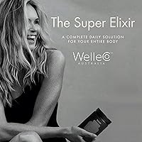 Vista 9 de WelleCo The Super Elixir Daily Greens Polvo - Mezcla de bebida probiótica con alimentos integrales, sin gluten, polvo vegano para la salud