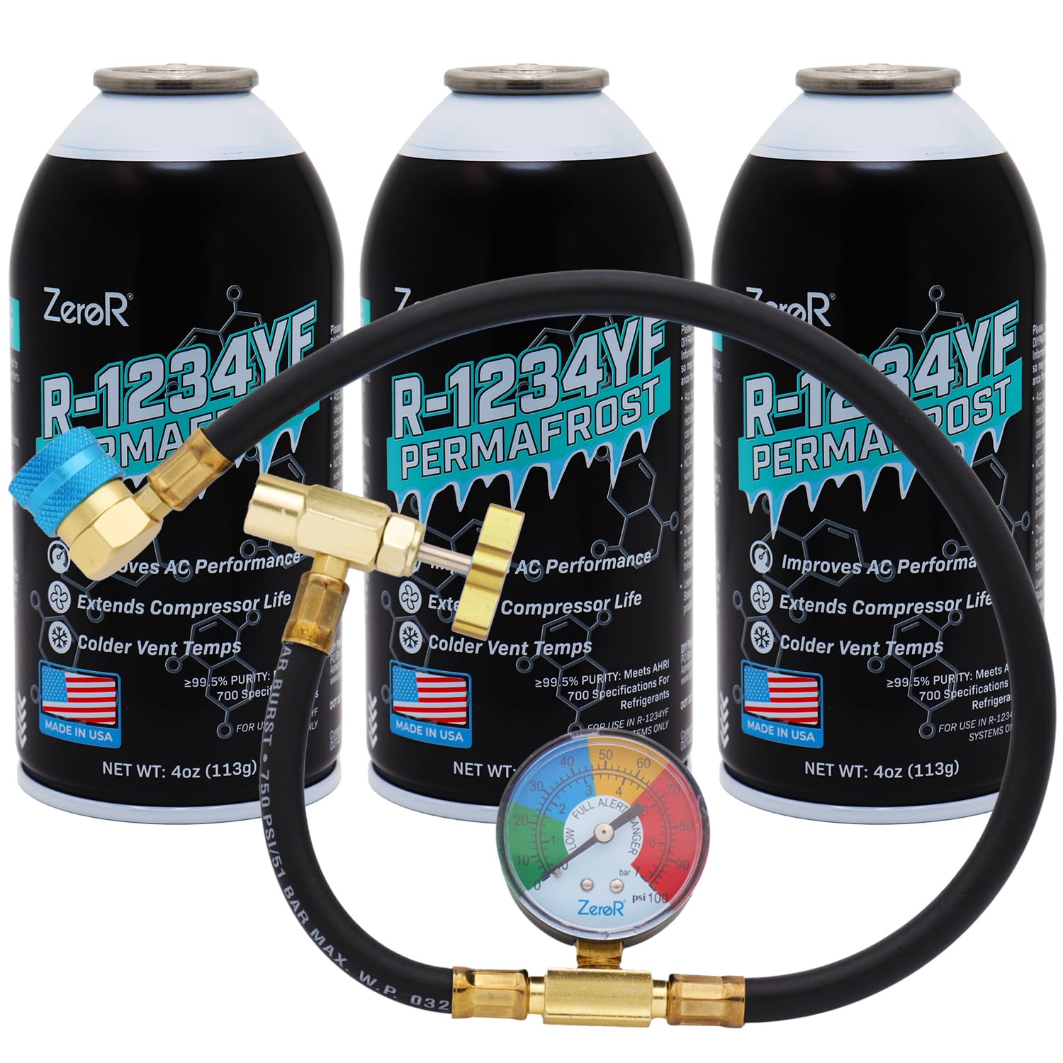 ZeroR Permafrost for R1234YF AC Systems