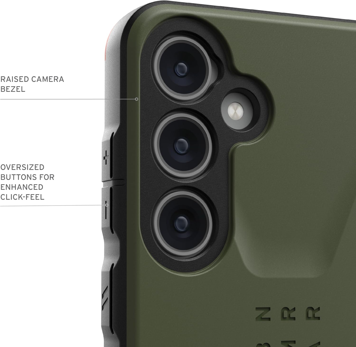 URBAN ARMOR GEAR UAG Designed for Samsung Galaxy S24 Plus Case 6.7" Civilian Olive Drab, Rugged Military Drop-Proof Impact Resistant Non-Slip Protective Cover